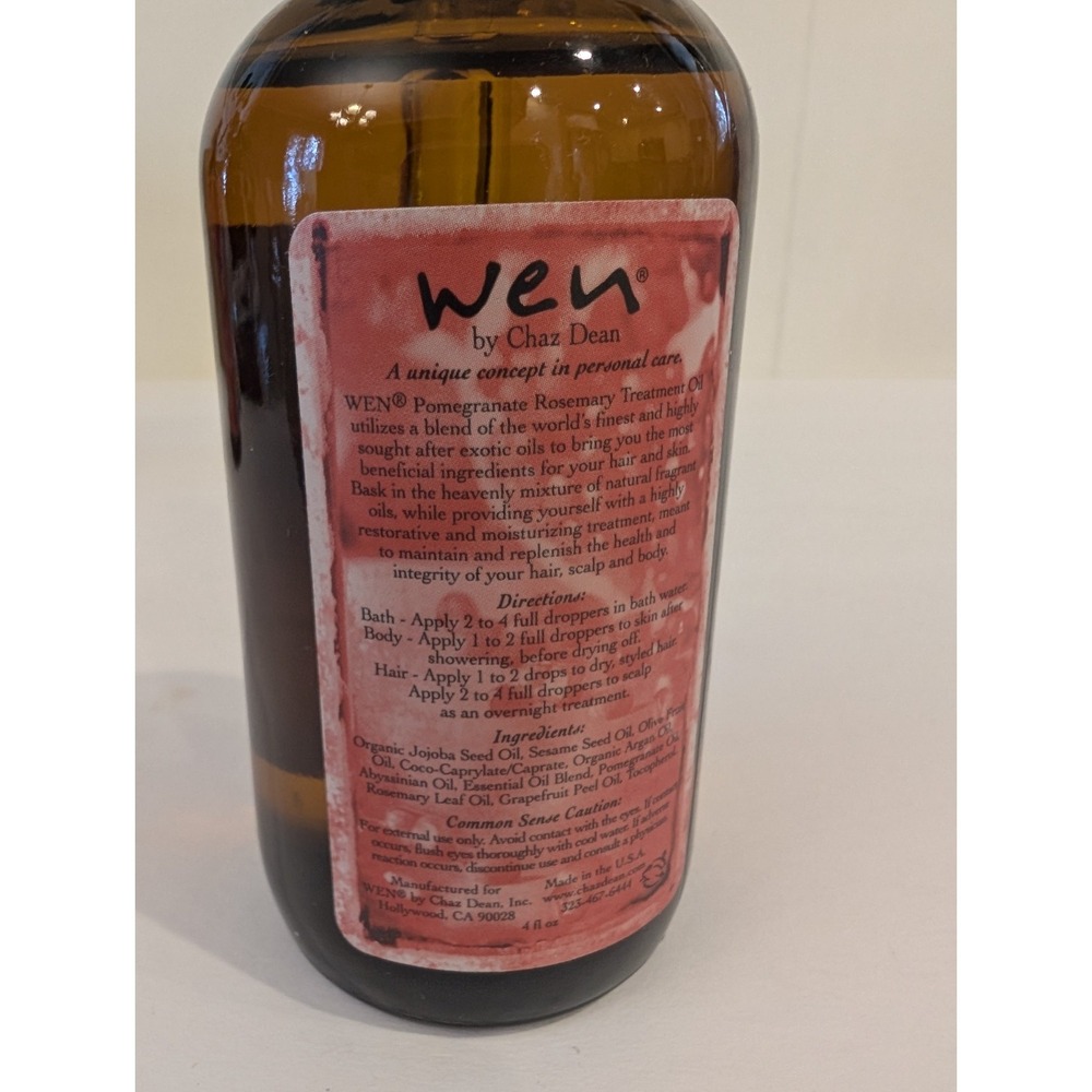 WEN Pomegranate Replenishing Treatment Mist 12oz & Pomegranate Rosemary Oil Set - Picture 9 of 9